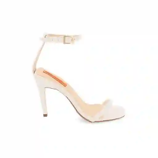 Sandalias Tacón Ana Blanco Talla 39