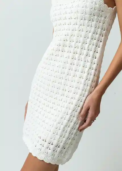 Vestido Mujer Crudo Marfil Talla S Naf Naf