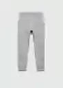 Pantalón Francia Gris Medio Vigore Talla 08 Niños Mango