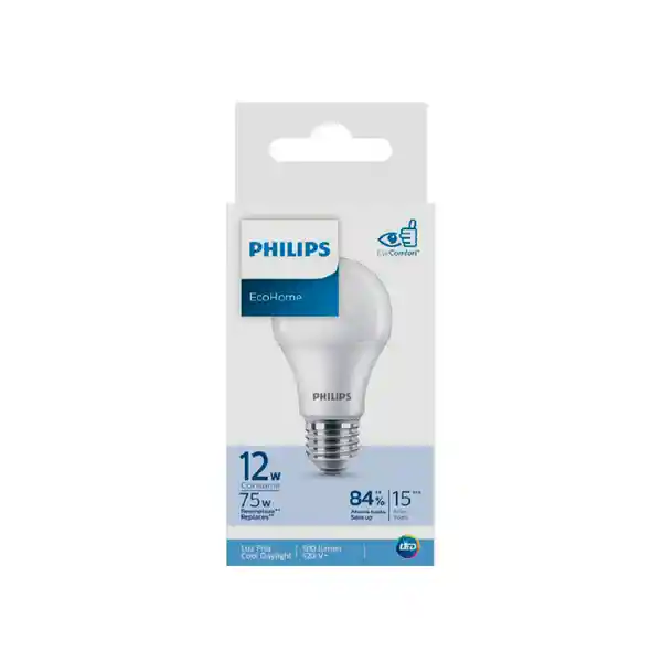 Philips Bombillo Led 12W Luz Clara Ecohome
