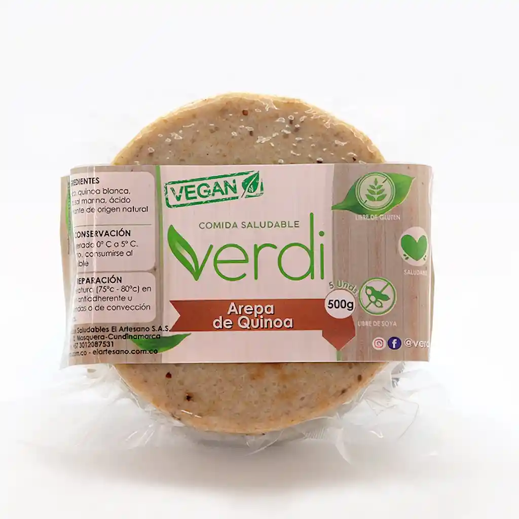 Productos Alimenticios Saludables Arepas De Quinoa Blanca Y Chía