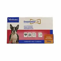 Endogard Antiparasitario Perro Mediano 10 Kg