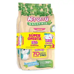  Arrurú Toallitas Húmedas Avena & Karité 