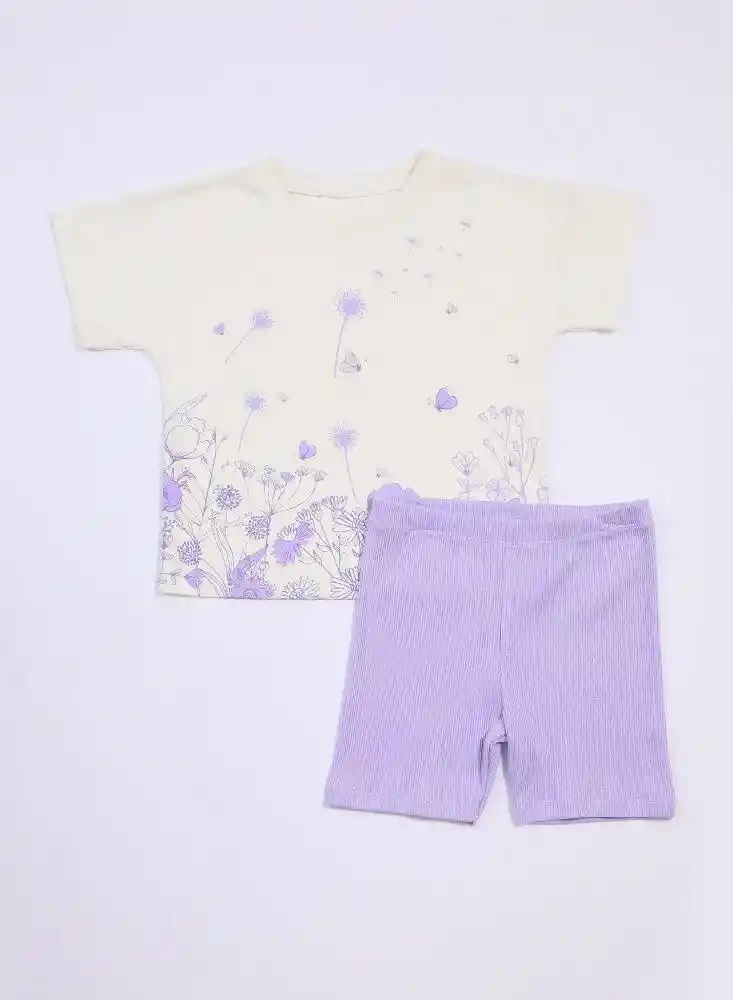 Conjunto Corto 5t-morado