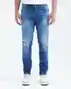 Jean Straight Fit-Morrison Azul Francés Medio 34/32 Chevignon