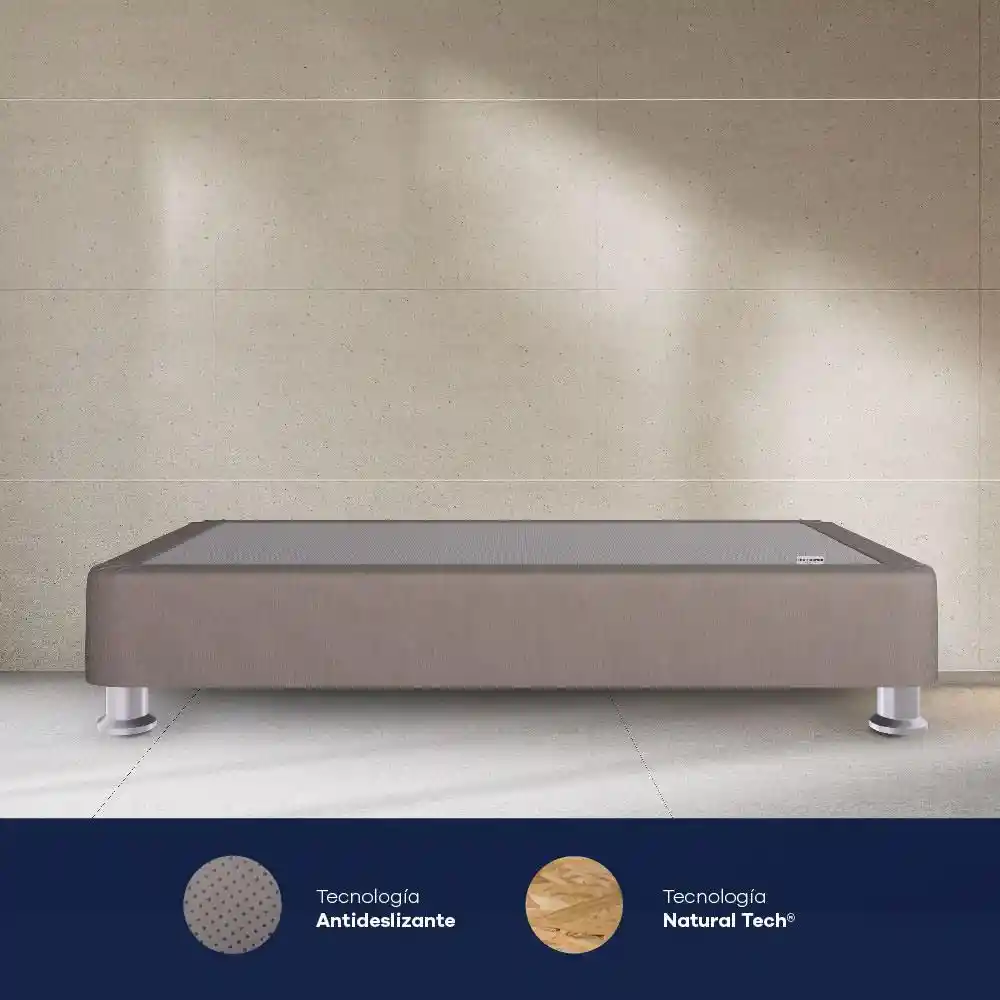 Cama Base Café Avella 120x190 Comodisimos Esmca0090-pme14