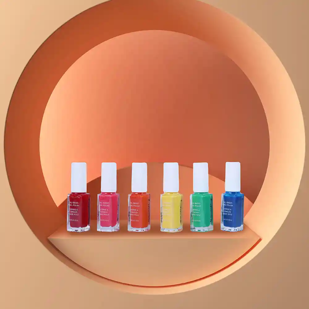 Set de Esmaltes de Uñas a Base de Aceite Neón Miniso