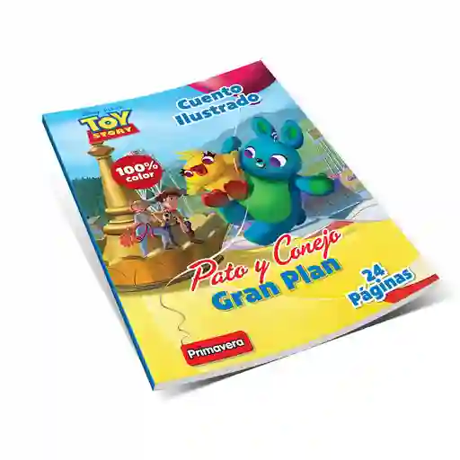 Cuento Ilustrado Toy Story Pato y Conejo Gran Plan