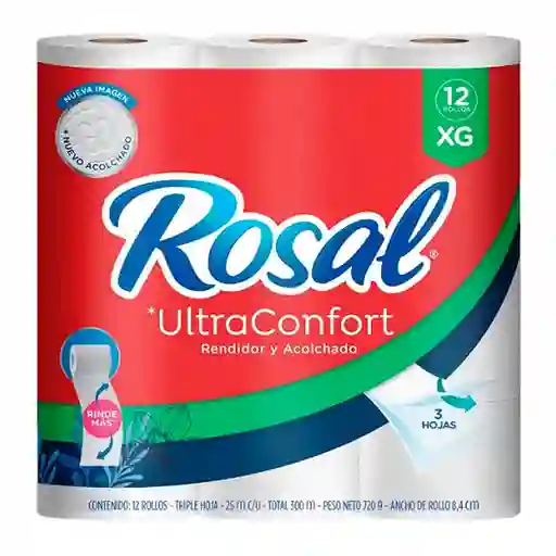 Rosal Ultraconfort Papel Higiénico XG Rollo
