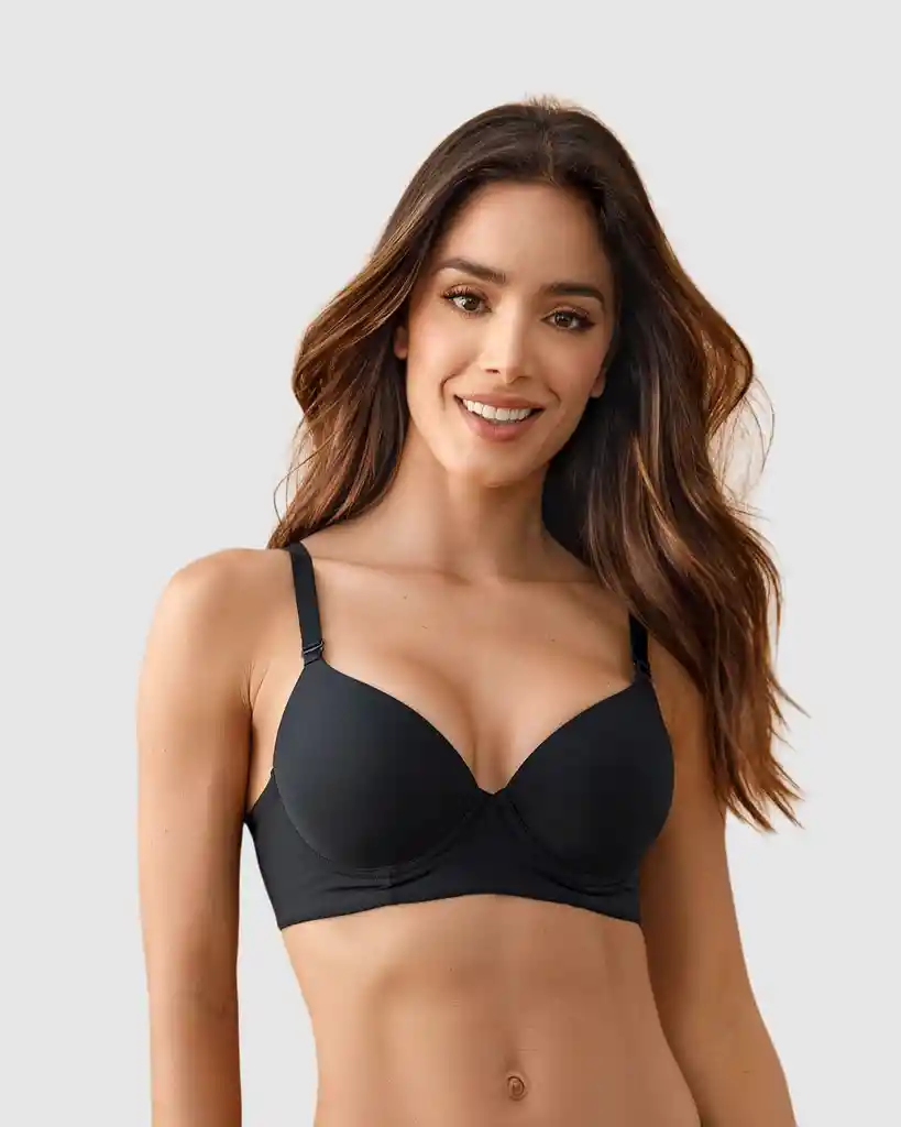 Brasier Triangular de Realce Alto Copa Lisa