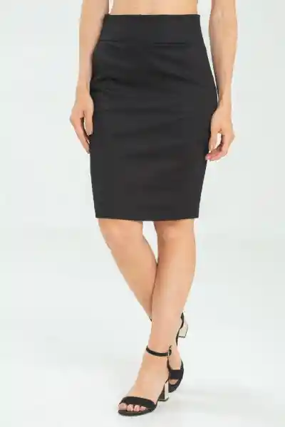 Falda Jackie Kennedy Color Negro Talla 6 Ragged
