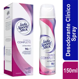 Desodorante Lady Speed Stick Clinical Powder Aerosol 93g