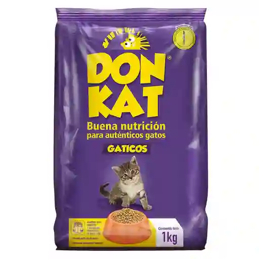 Donkat Alimento Para Gato Seco Gaticos