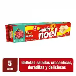 Galleta Saltin Noel Rojo Taco x 5