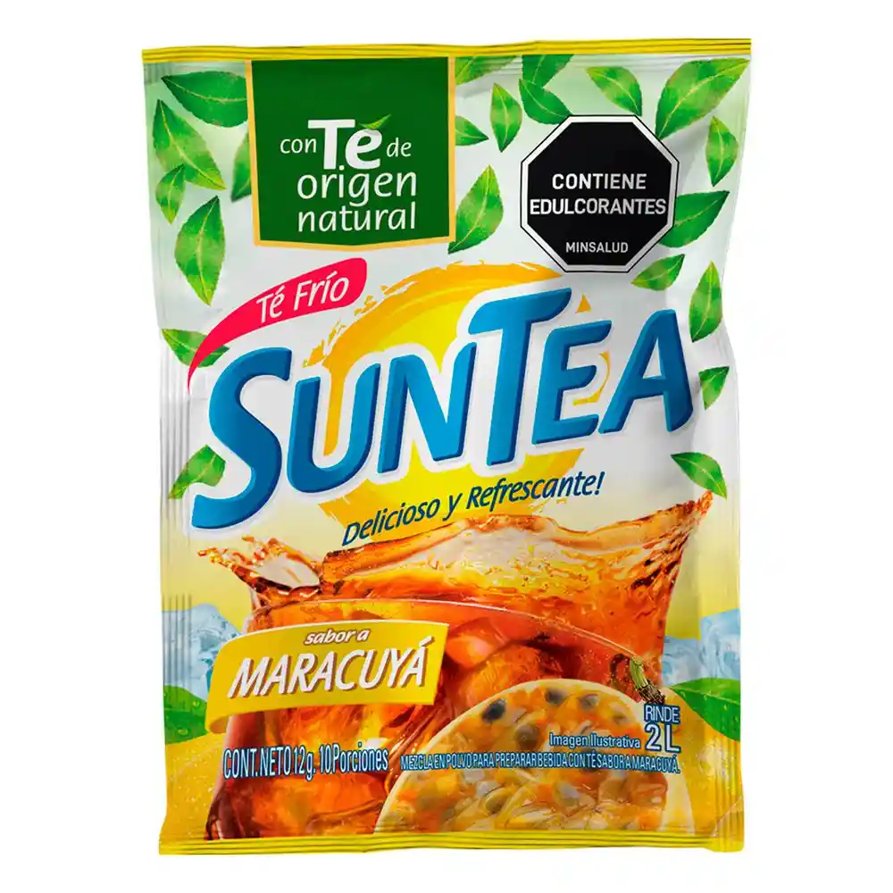 Suntea Mezcla Polvo Bebida Maracuyá
