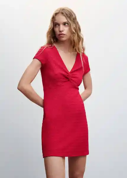 Vestido Cuore Rojo Talla XL Mujer Mango