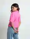 Camisa Opal Mujer Rosa Tuna Medio Talla L 013F361 Naf Naf