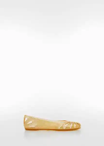Zapatos Gel Oro Talla 38 Mujer Mango