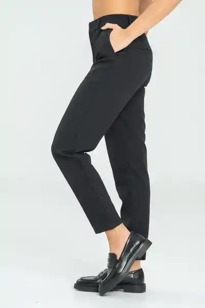 Jean Silver Color Negro Talla 10 Ragged