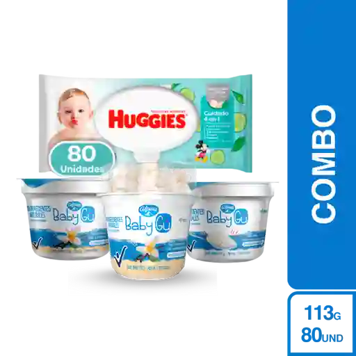 Combo Pañito Humedo One & Done + Yogurt Baby + Natural + Cereal