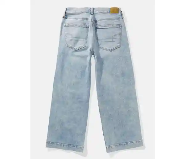 Pantalón Mujer Jean Crop Azul Talla 10 Regular American Eagle