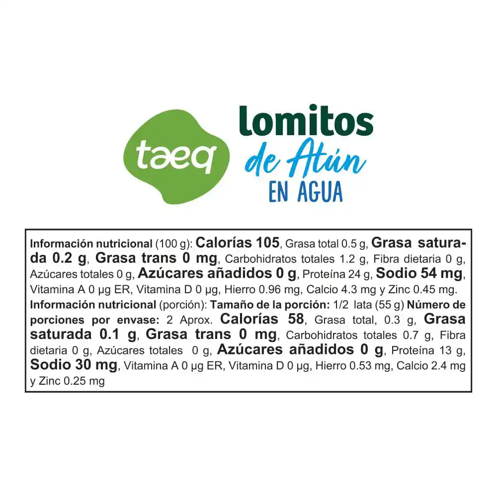 Atún Taeq en Agua (170 Gr)
