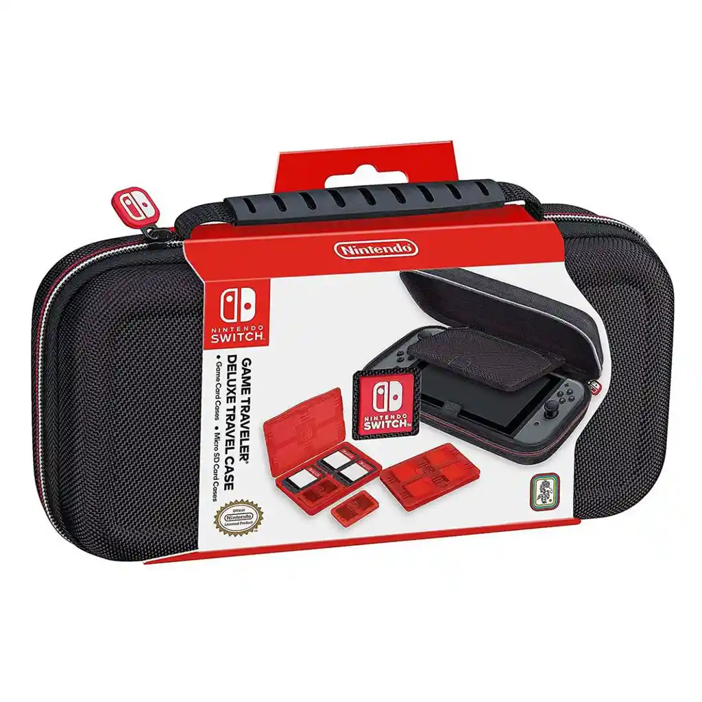 Nintendo Switch Estuche Duro Deluxe Clásico Negro RDS