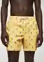 Short Bañador Caballo Amarillo Talla XL Hombre Mango