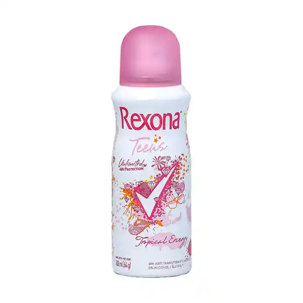Rexona Desodorante Teens Tropical Energy en Spray