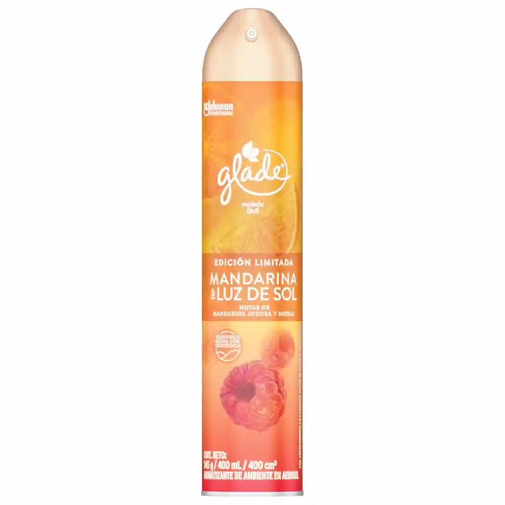Glade Ambientador Aerosol Mandarina Luz Sol