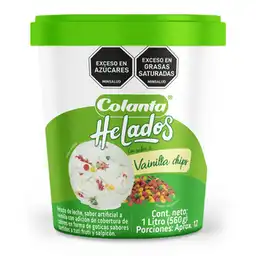 Helado Vainilla Chips Colanta x 1 L