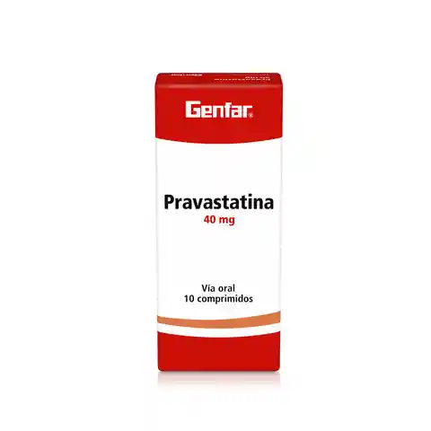 Pravastatina 40 Mg Caja