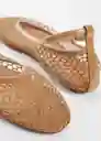 Zapatos Fiore1 Camel Talla 41 Mujer Mango