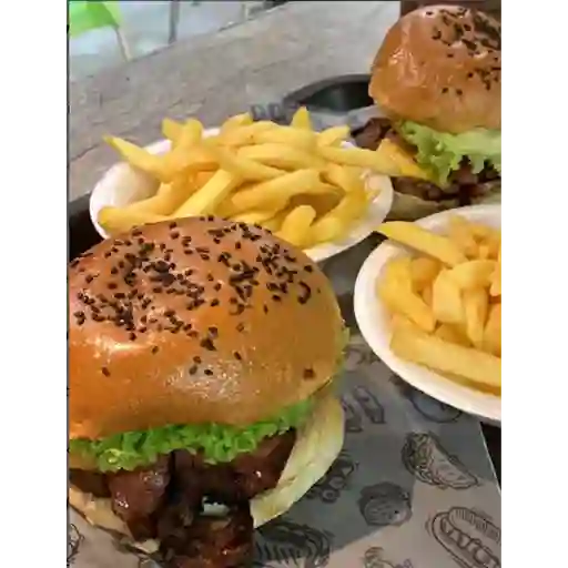Combo hamburguesa angus sencilla