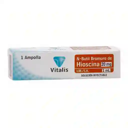 Vitalis N-Butil Bromuro de Hioscina (20 mg) 