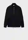 Sudadera Winny Negro Talla XL Hombre Mango