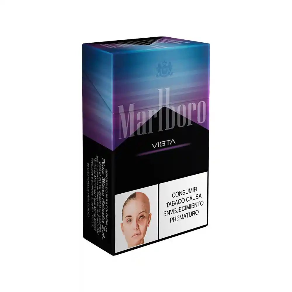 Cigarrillos Marlboro Vista Fusion Cajetilla (20 Und)