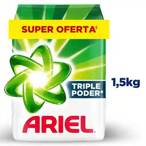 Ariel Detergente en Polvo Doble Poder 