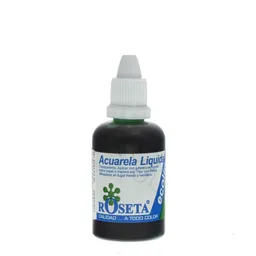 Roseta Acuarela Líquida Verde Hierba