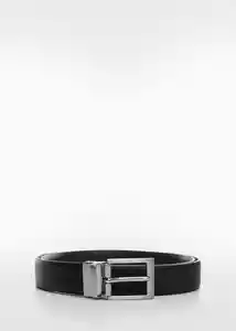 Cinturón Emili5 Negro Talla 90 Hombre Mango