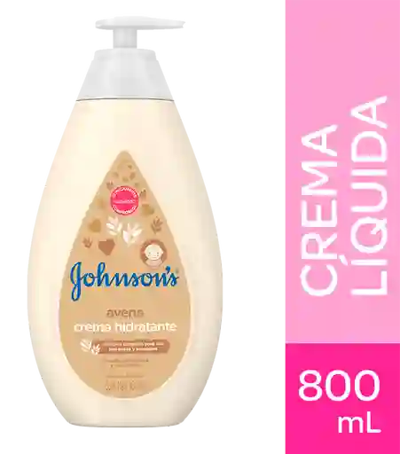 Johnsons Baby Crema Líquida Johnson´S Baby Avena X 800 Ml