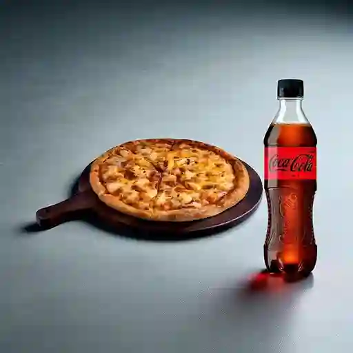 Combo Pizza Mediana Hawaiana + Coca-Cola ZERO 400ml