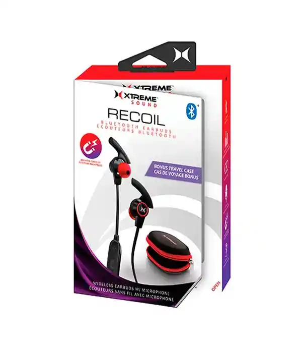 Xtreme Aud Recoil Bluetooth Neg/Rojo