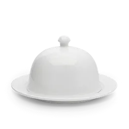 Ambiente Gourmet Quesera Redonda Porcelana Marca Exclusi 1 U