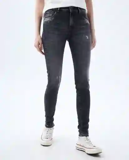 Jean Mujer Negro Talla 6 332F504 Americanino