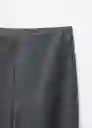 Pantalón Marti Gris Oscuro Vigoré Talla XL Mujer Mango