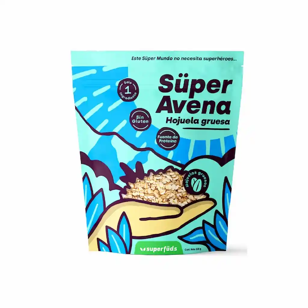 Superfuds Avena en Hojuela Gruesa sin Gluten