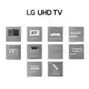 Lg Televisor 43" Uhd 4k Smart tv 43UP7750PSB.AWC