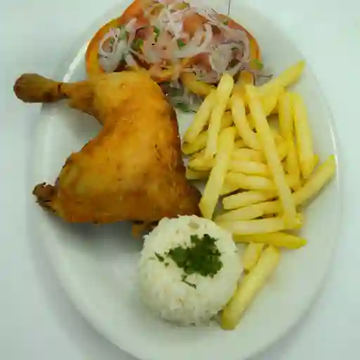 Bandeja con Pollo