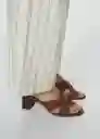 Sandalias Kuma Cuero Talla 37 Mujer Mango